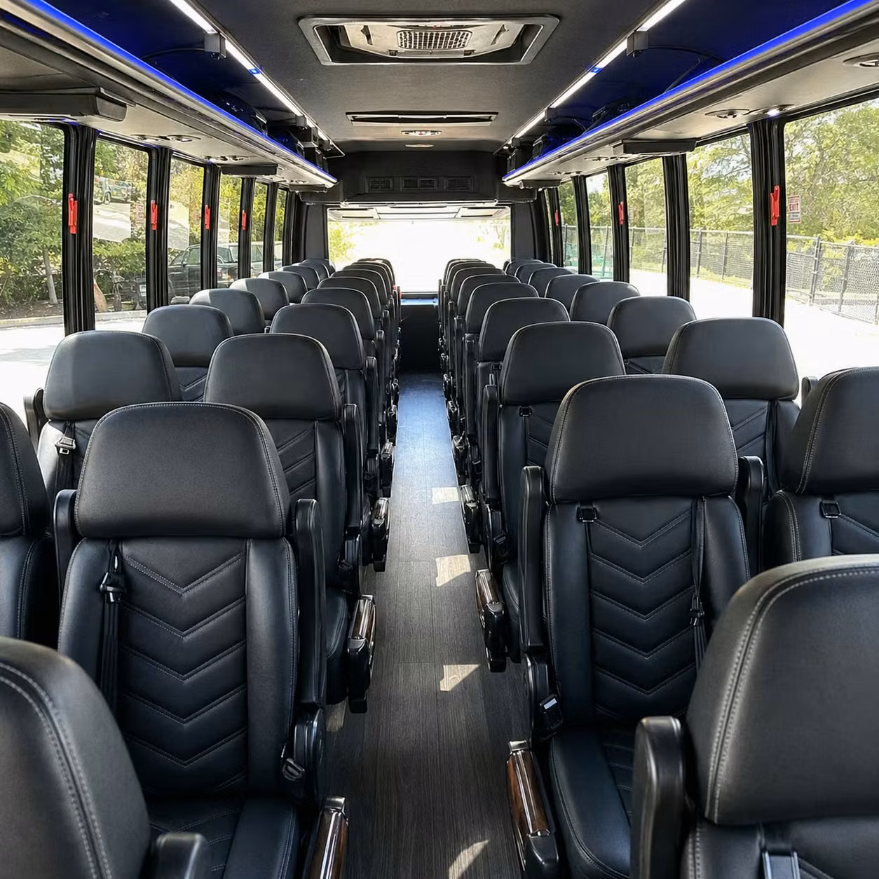 25 passenger minibus interior