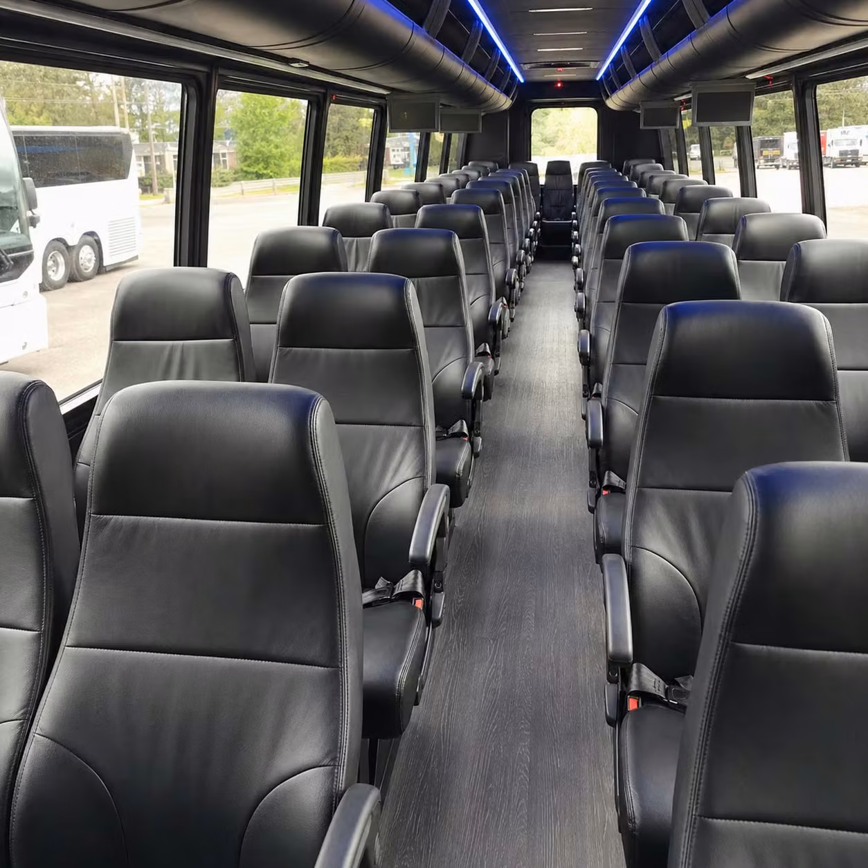 30 passenger minibus inside