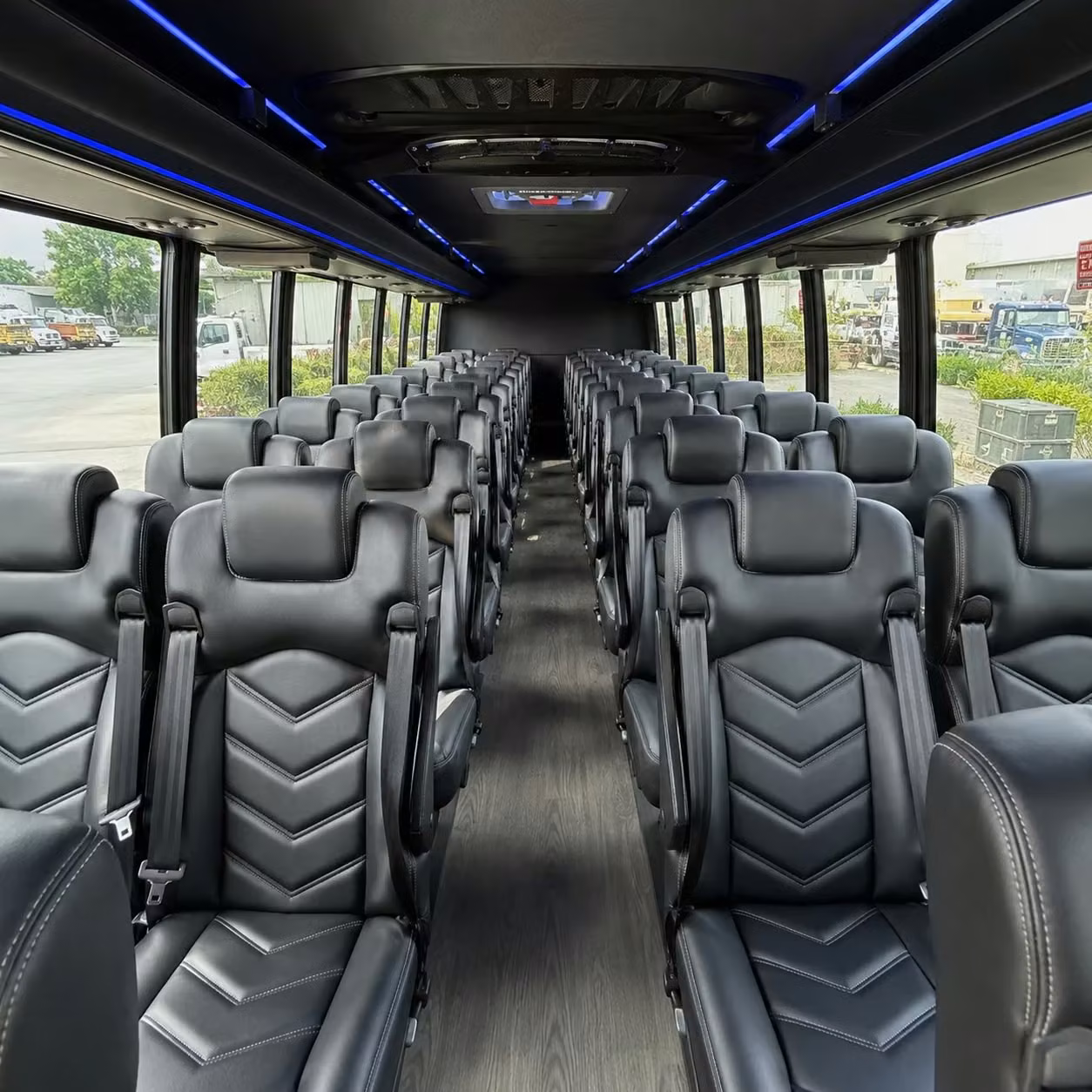 35 passenger minibus inside